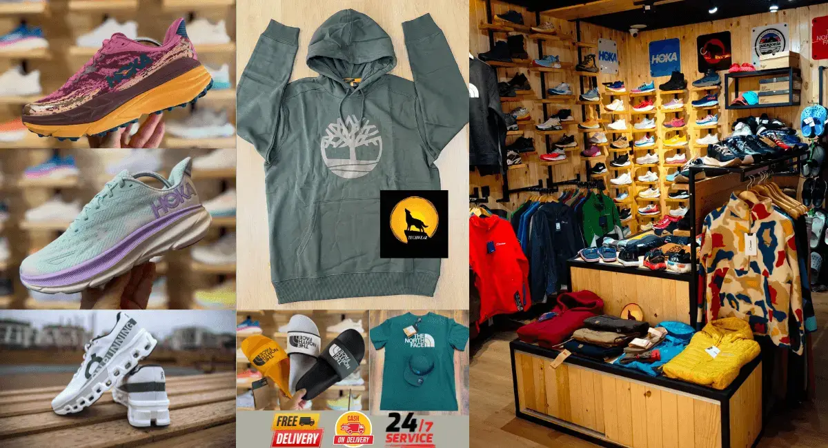 Techwear Morocco — streetwear premium et chaussures de running originales, livraison gratuite partout au Maroc